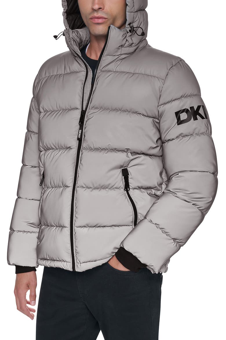 Water Resistant Heavyweight Puffer Jacket, Main, color, REFLECTIVE