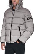 DKNY Water Resistant Heavyweight Puffer Jacket