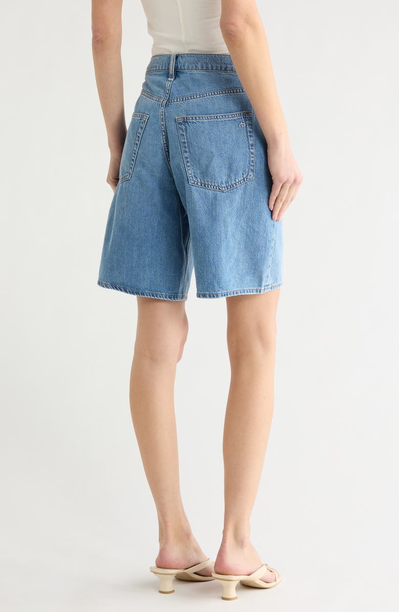 rag & bone Cynthia Denim Bermuda Shorts, Alternate, color, Woburn
