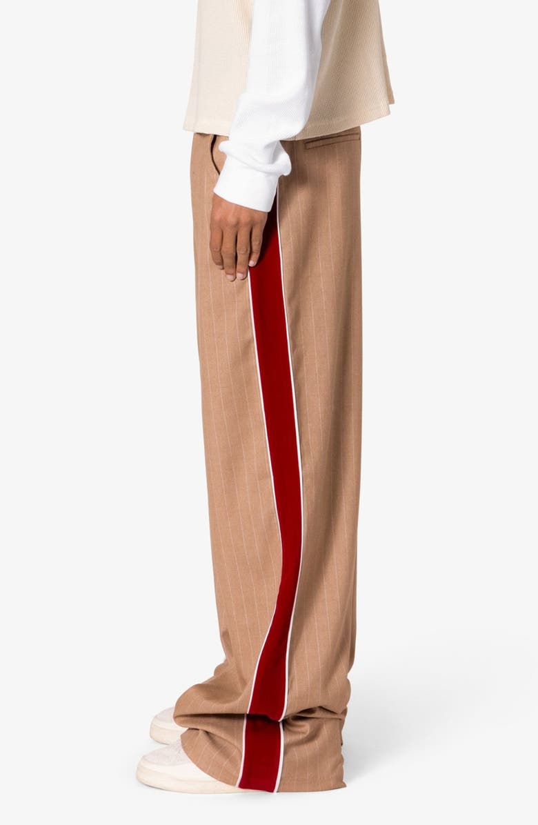 mnml Pinstripe Velveteen Accent Pants, Alternate, color, 
