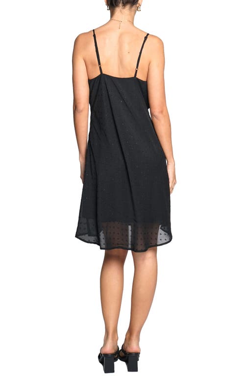 Know One Cares Cowl Neck Bias Cut Minidress