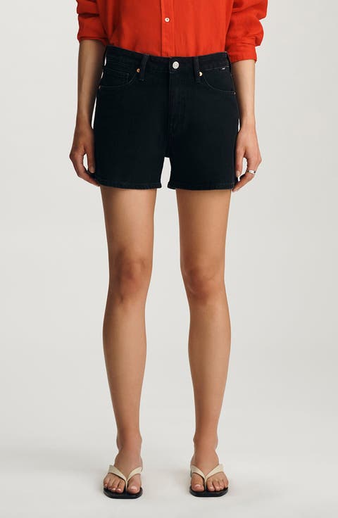 Heidi High Waist Denim Shorts