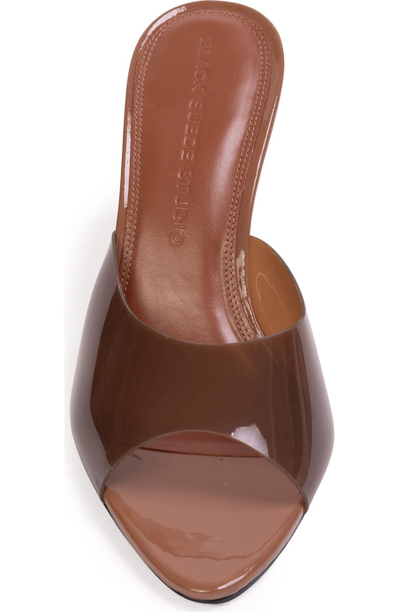 BLACK SUEDE STUDIO Alper 70 Mule, Alternate, color, Mousse Patent Leather