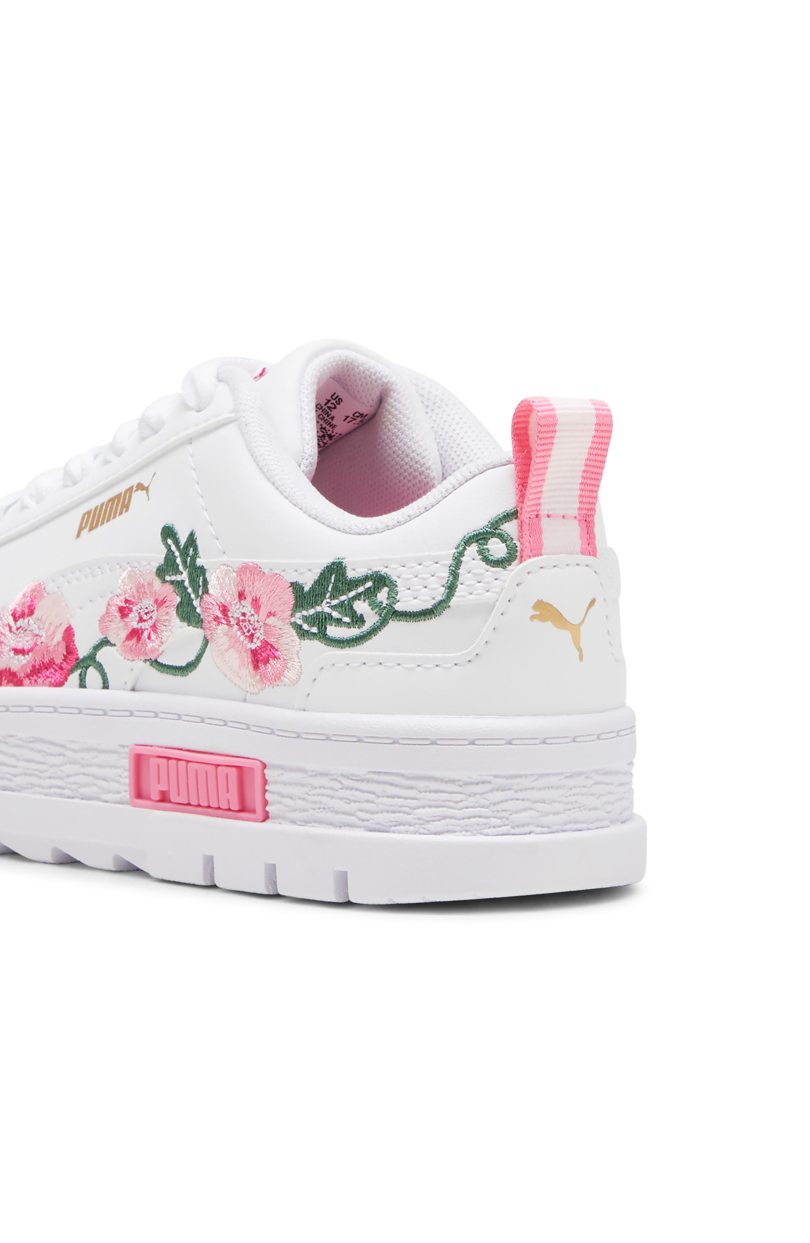 PUMA Gender Inclusive Mayze Embroidered Sneaker, Alternate, color, 