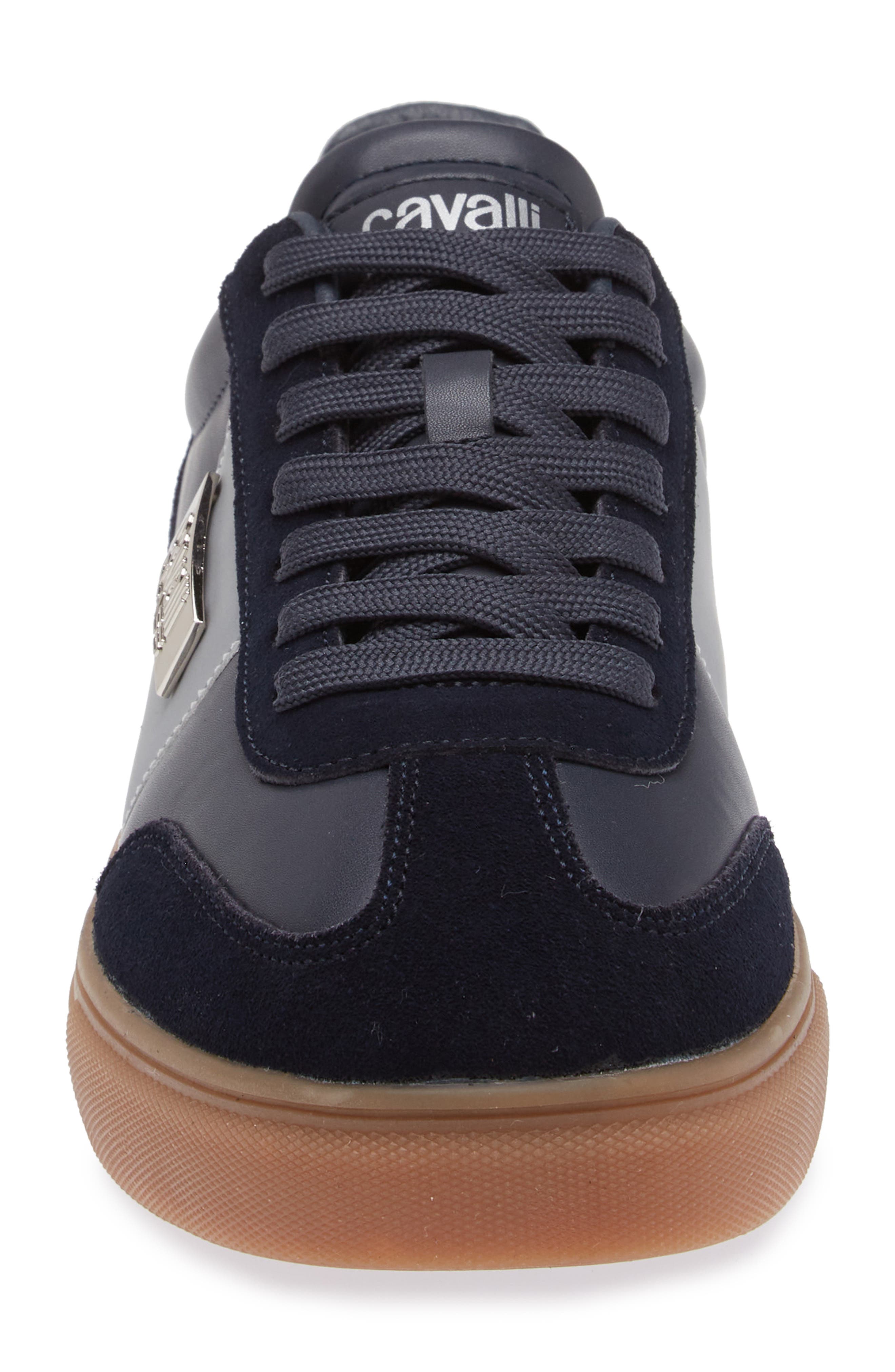 Cavalli Class Low Top Sneaker, Alternate, color, NAVY