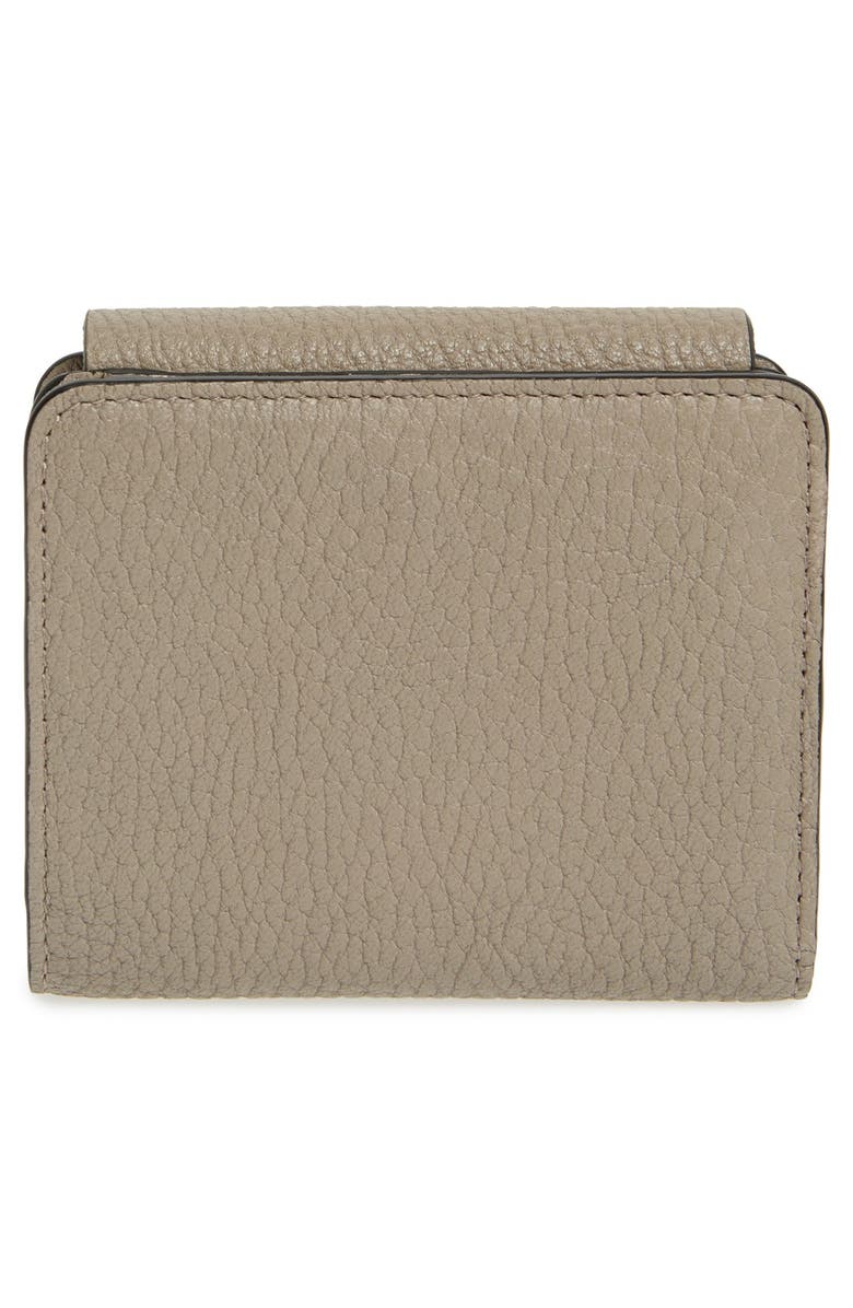 Chloé 'Drew' Calfskin Leather Square Wallet, Alternate, color,
