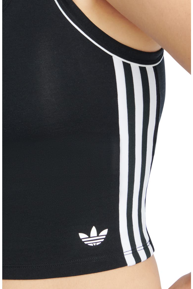 Comfort Flex Cotton Blend Crop Tank, Alternate, color, BLACK