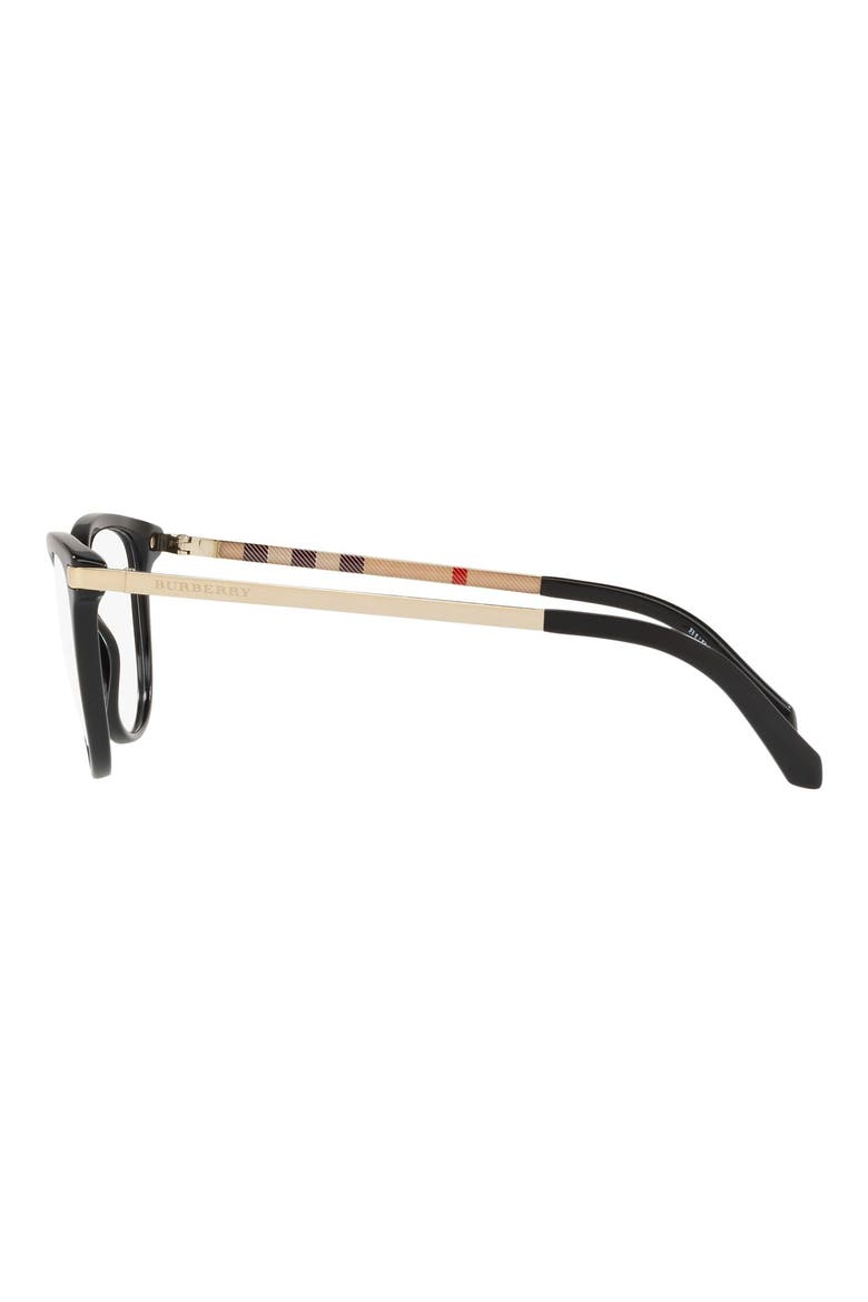 54mm Cat Eye Reading Glasses, Alternate, color, BLACK