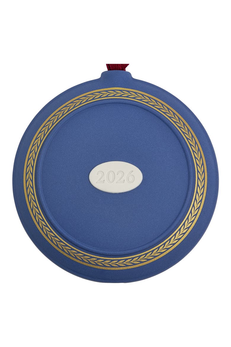 2025 New Year of the Horse Jasperware Ornament, Alternate, color, MULTI BLUE