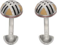 Burberry Enamel Check Cufflinks