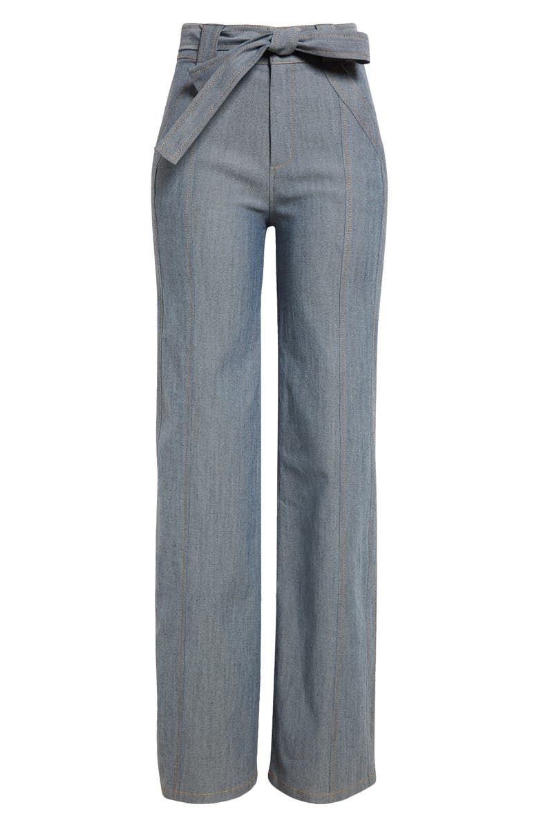 Cinq à Sept Dakota Straight Leg Denim Pants, Alternate, color, Light Indigo