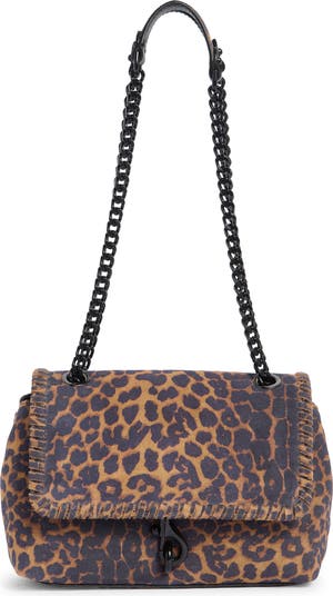 Edie Whipstitch Suede Crossbody Bag