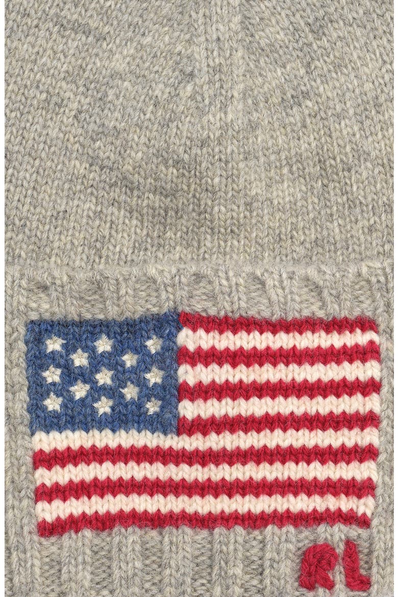 Flag Wool Blend Beanie, Alternate, color, ANDOVER HTHR