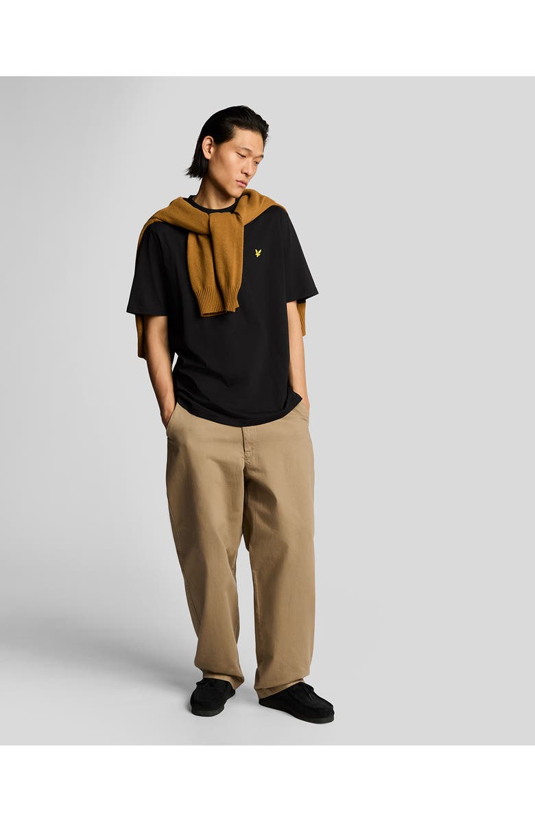 Lyle & Scott Oversized T-Shirt, Alternate, color, Jet Black