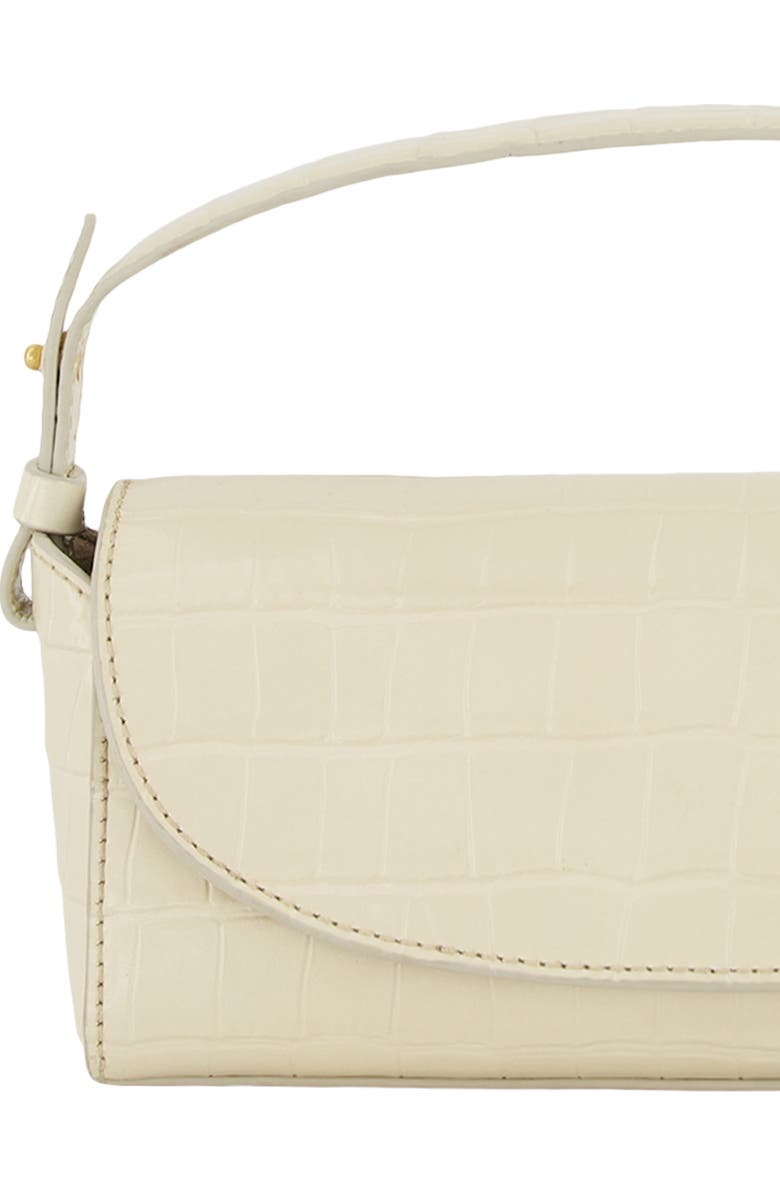 Vince Mini Sabrina Croc Embossed Leather Top Handle Ba, Alternate, color, Moonlight