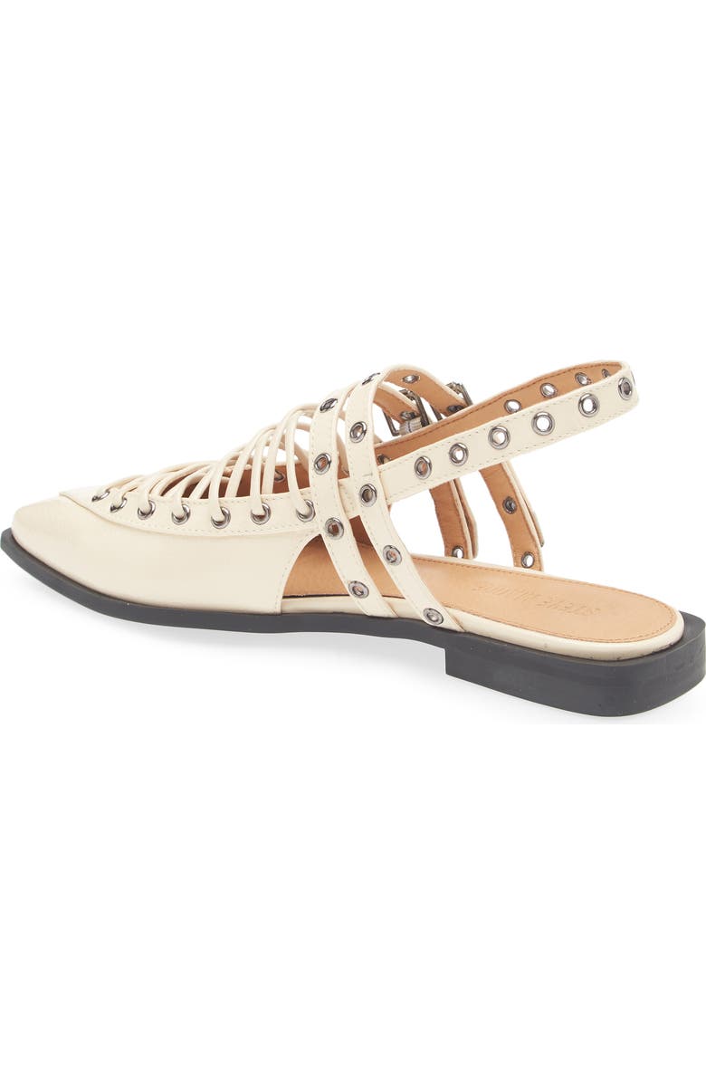 Steve Madden Galanti Slingback Flat, Alternate, color, Bone Patent