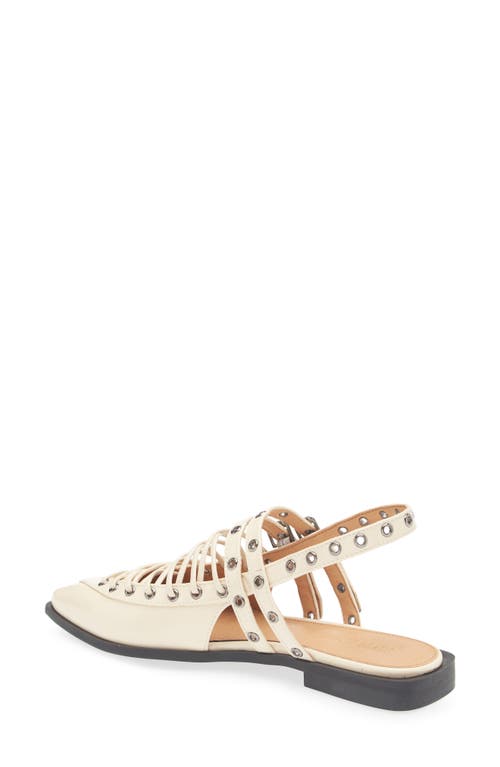Steve Madden Galanti Slingback Flat In Nude