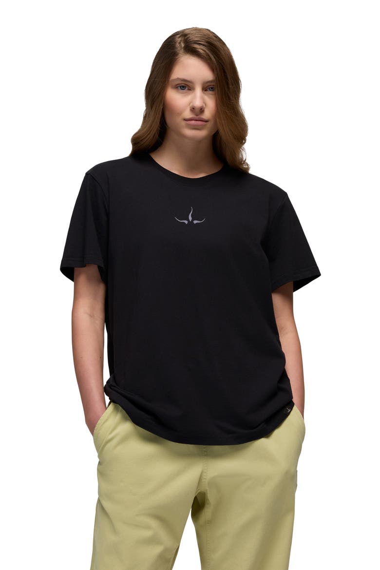 Heritage Logo Organic Cotton Graphic T-Shirt, Alternate, color, BLACK