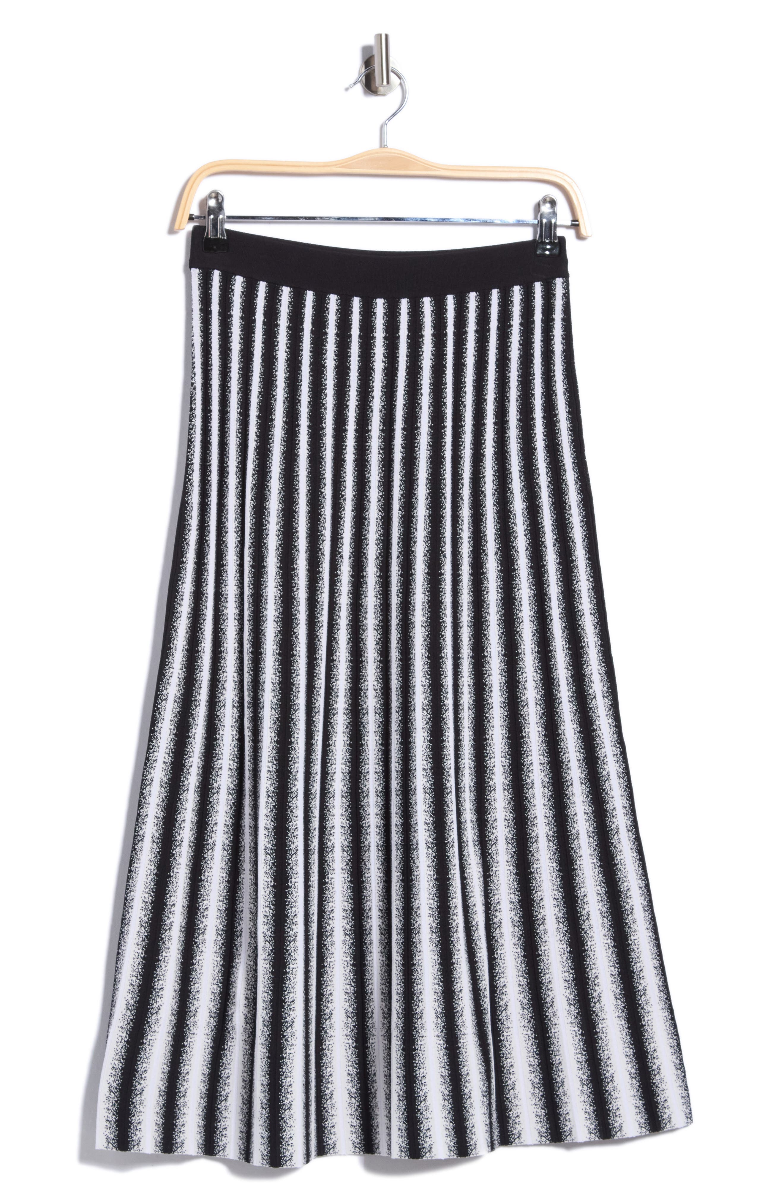 Soho Pleated Knit Skirt