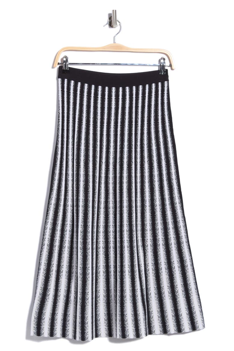 Soho Pleated Knit Skirt, Main, color, KNIT SUN PLEATS BLACK
