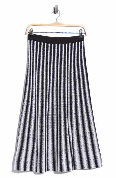 Soho Pleated Knit Skirt