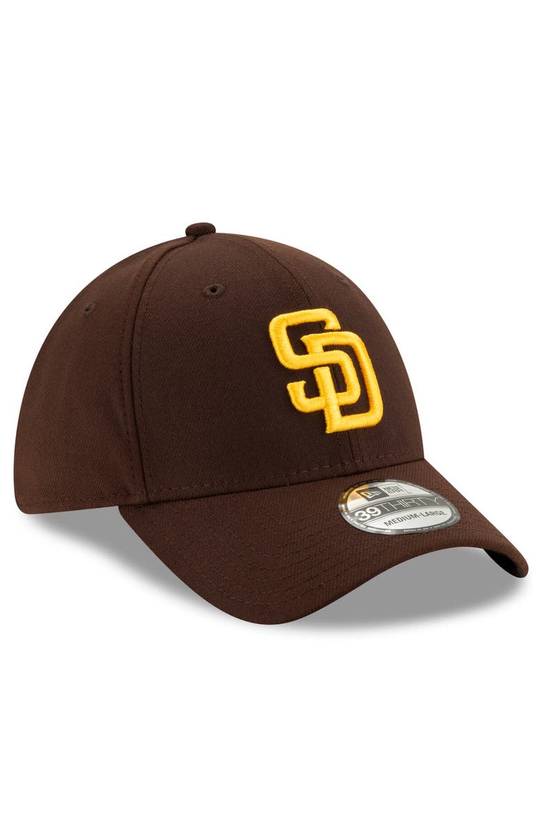 New Era Men's New Era Brown San Diego Padres Team Classic 39THIRTY Flex Hat, Alternate, color, 