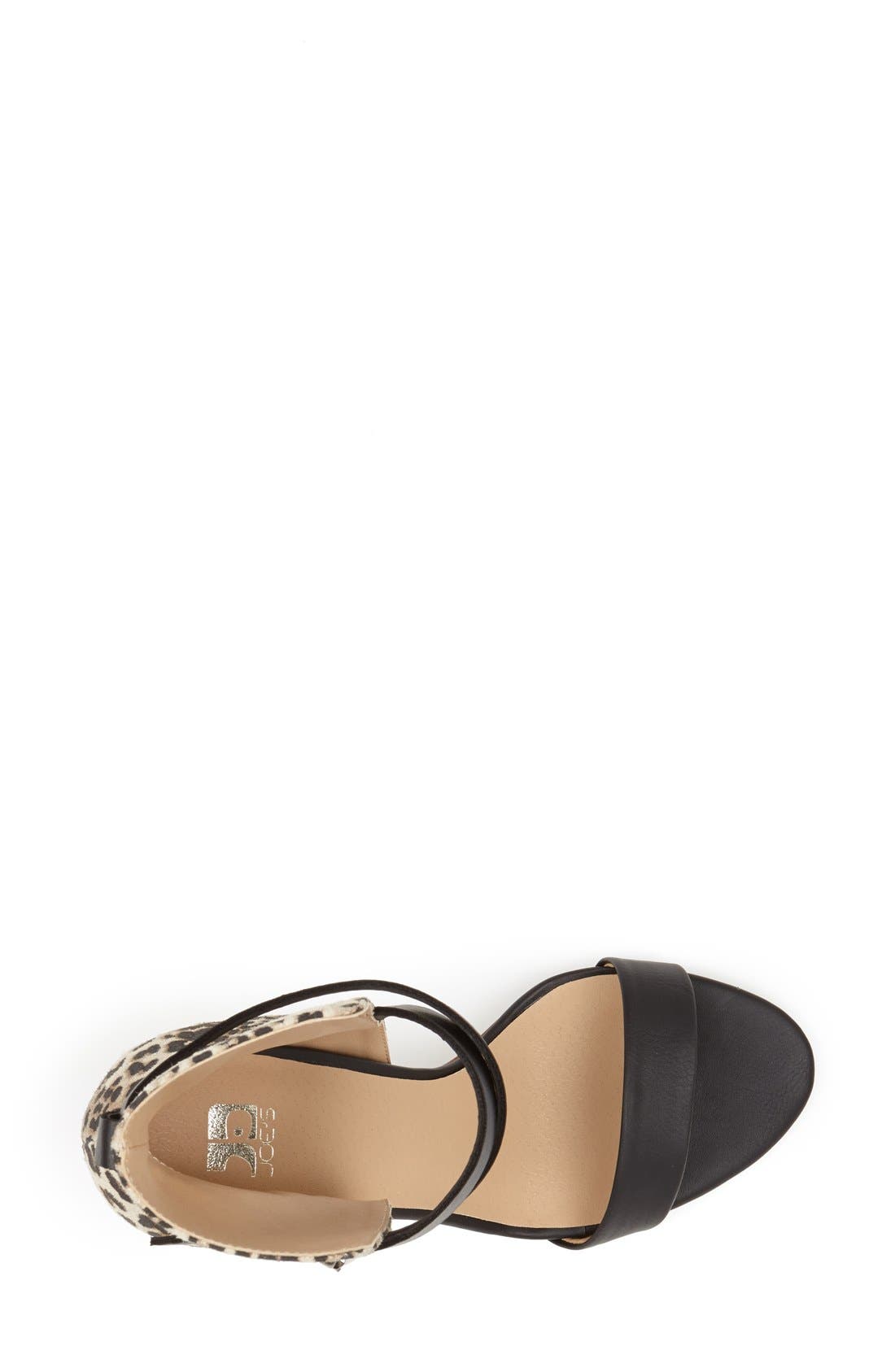 'Macee' Sandal, Alternate, color, LEOPARD/ BLACK