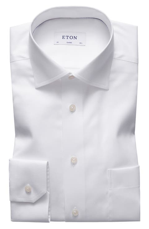 Classic Fit Solid Dress Shirt