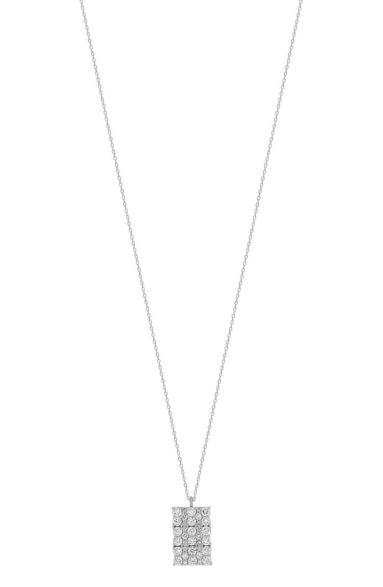 Bony Levy Mika Pavé Diamond Pendant Necklace, Main, color, 18K White Gold