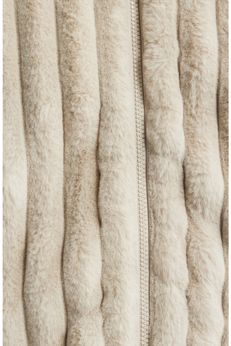 Elina Faux Fur Jacket, Alternate, color, RAINY BEIGE