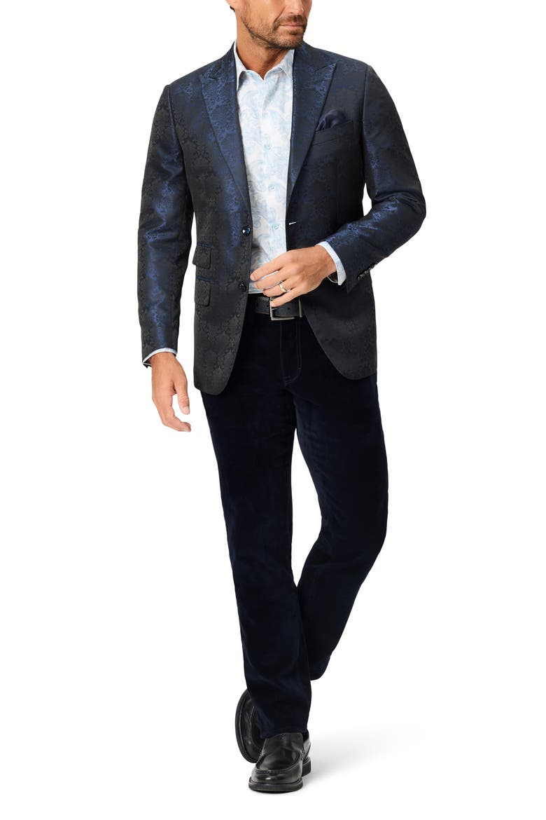 Celestial Velvet Pants, Alternate, color, NAVY