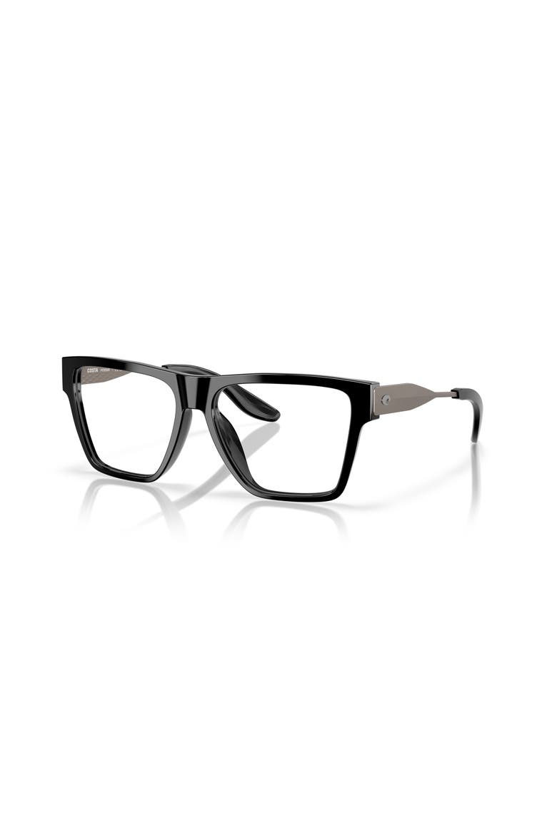 57mm Square optical glasses, Main, color, Black