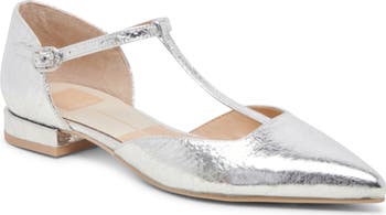 Dolce Vita Peaty T-Strap Pointed Toe Flat (Women) Nordstromrack