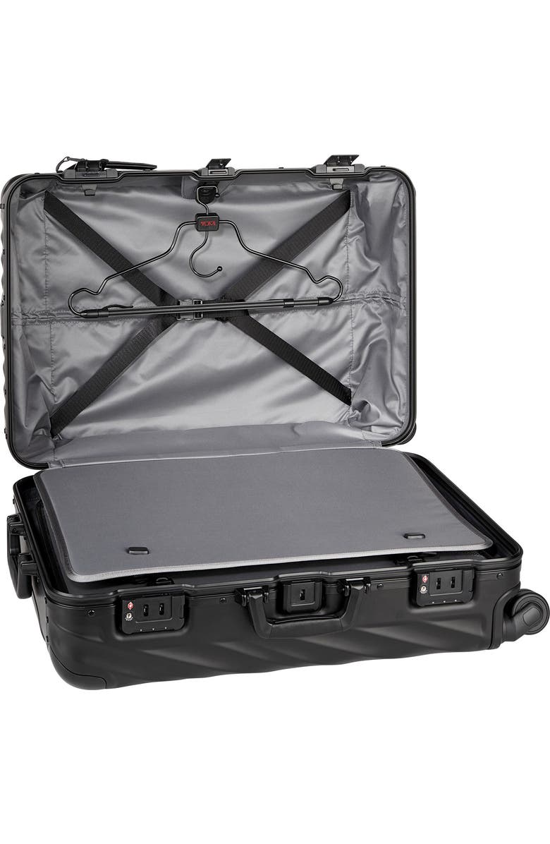 TUMI 19 Degree Aluminum 26-Inch Short Trip Wheeled Packing Case, Alternate, color, Matte Black