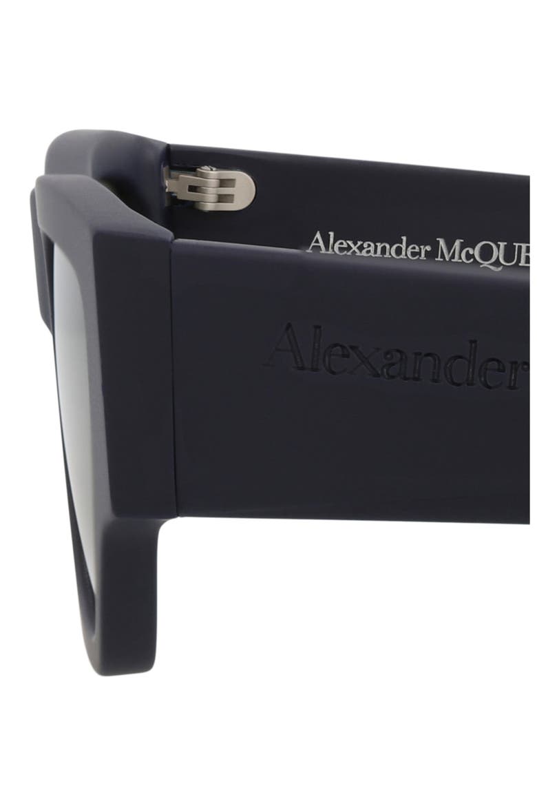 55mm Square Sunglasses, Alternate, color, BLUE BLUE GREEN