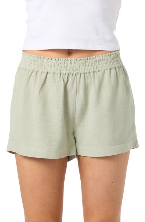 Sanders Smocked Waist Shorts