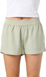 O'Neill Sanders Smocked Waist Shorts