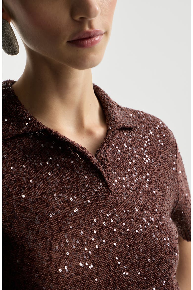 Polo-style sweater, Alternate, color, Bordeaux