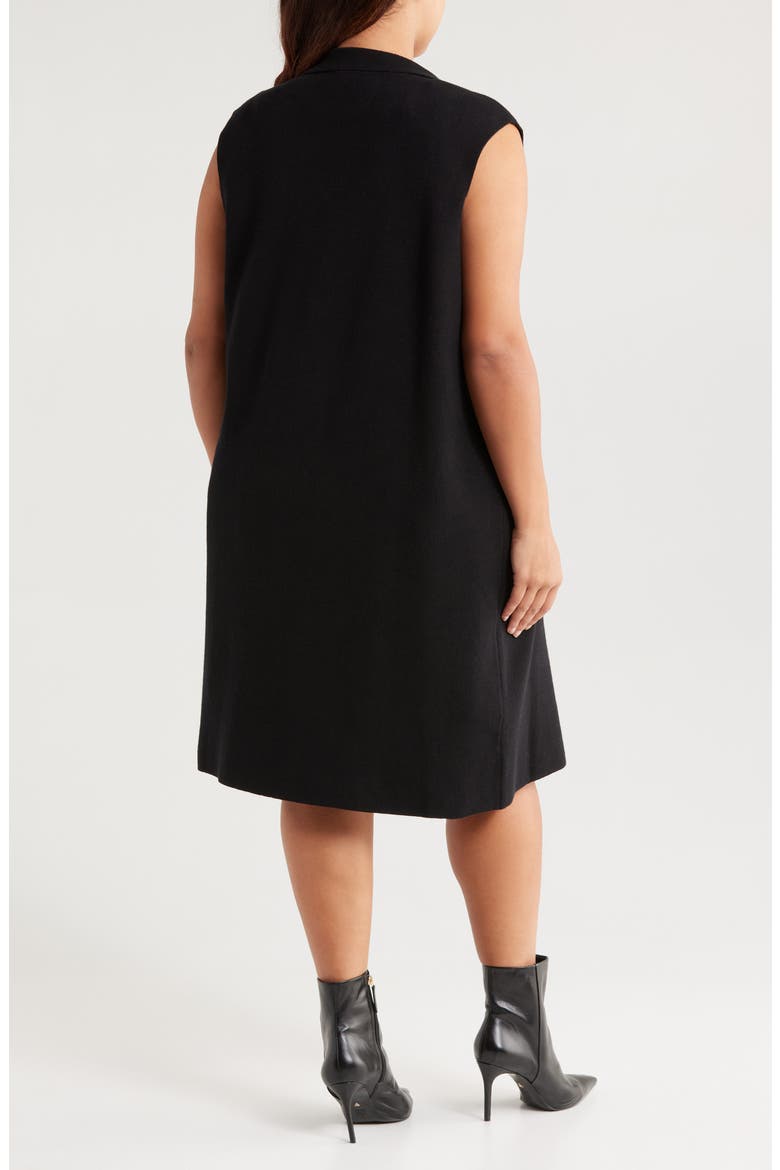 Whitney Longline Vest, Alternate, color, BLACK