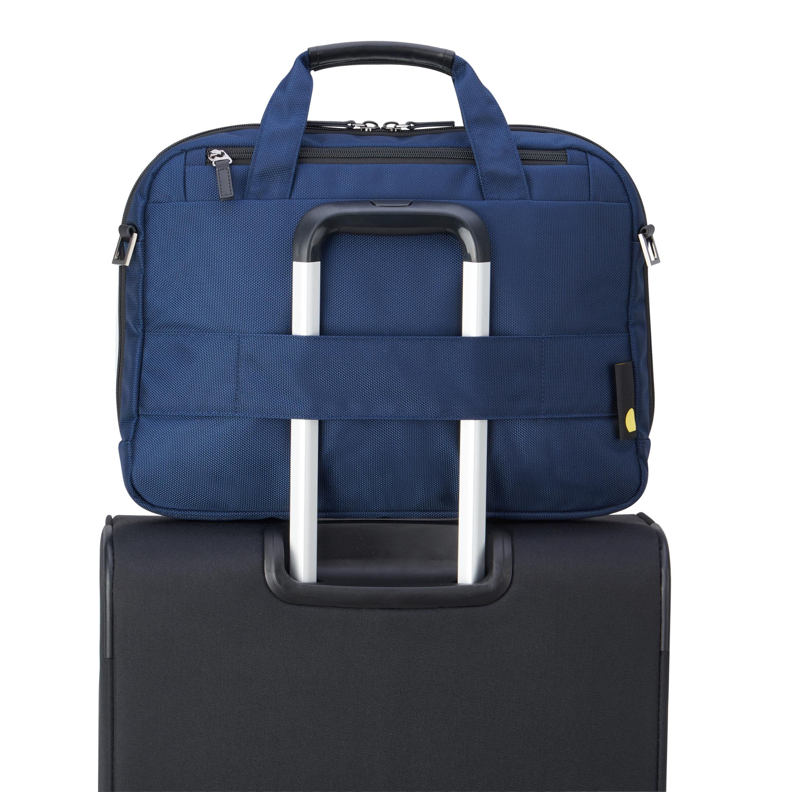 Wagram Briefcase with 15.6" Laptop Sleeve, Alternate, color, Navy
