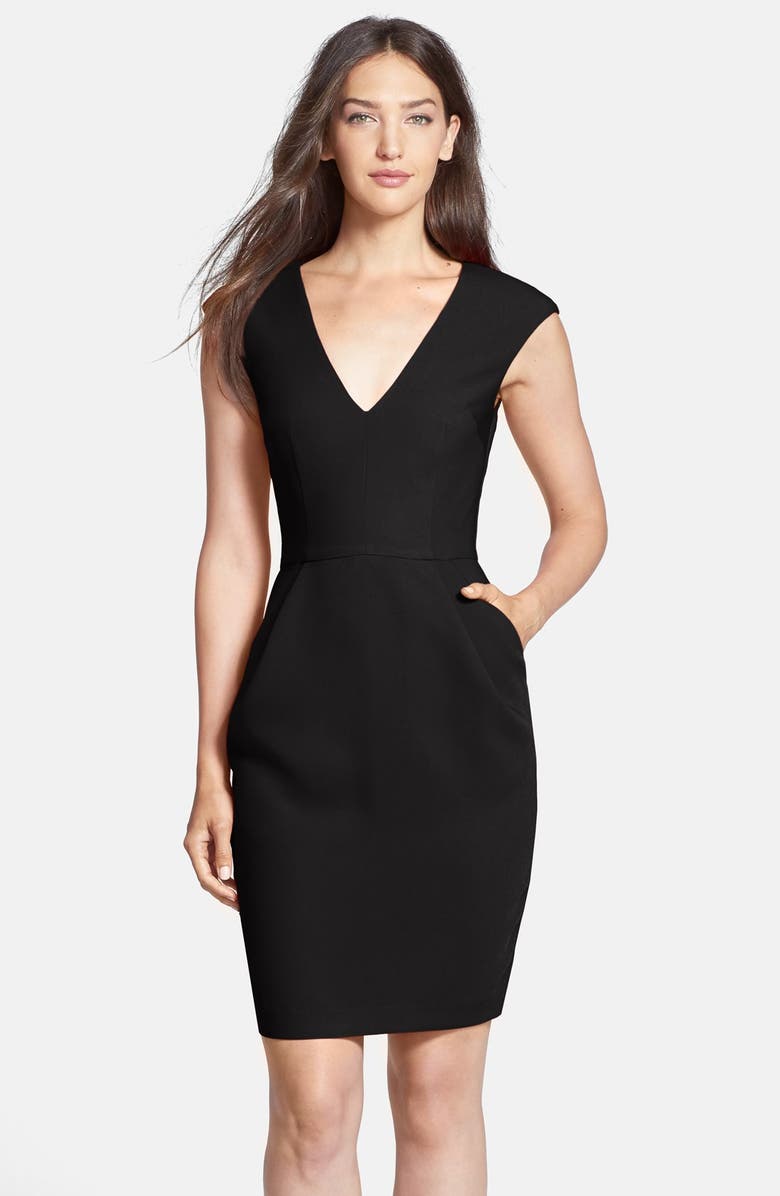 Clove Woven Sheath Dress, Main, color, 