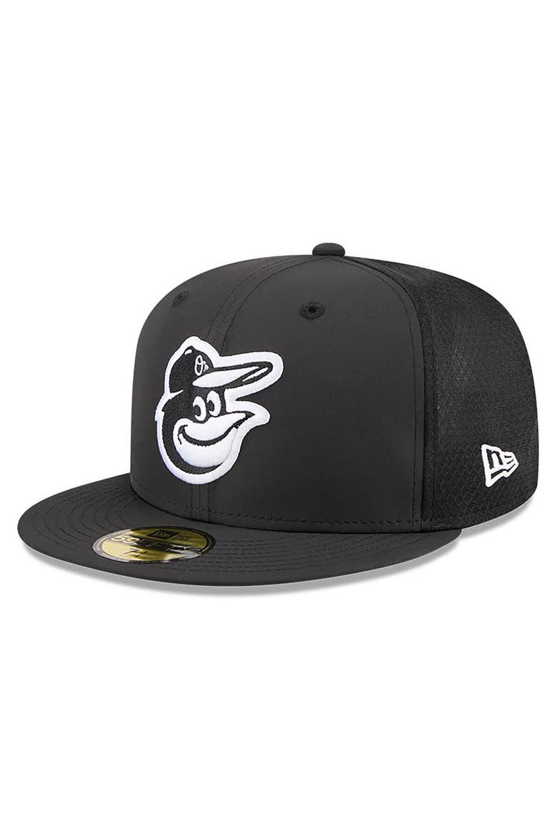 Men's New Era Black Baltimore Orioles 2026 Batting Practice 59FIFTY Fitted Hat, Main, color, Black
