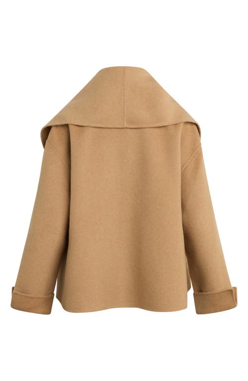 Favorite Daughter The Jamie Wool Blend Scarf Coat In Neutral