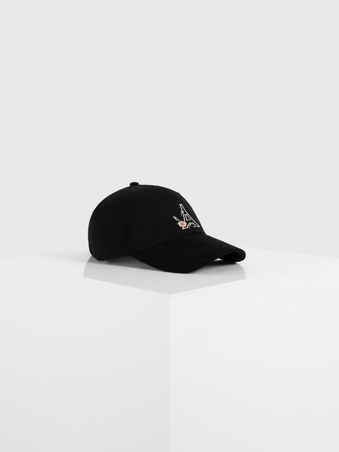 Floral Eiffel Suede Contrast Cap