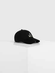 Manière De Voir Floral Eiffel Suede Contrast Cap