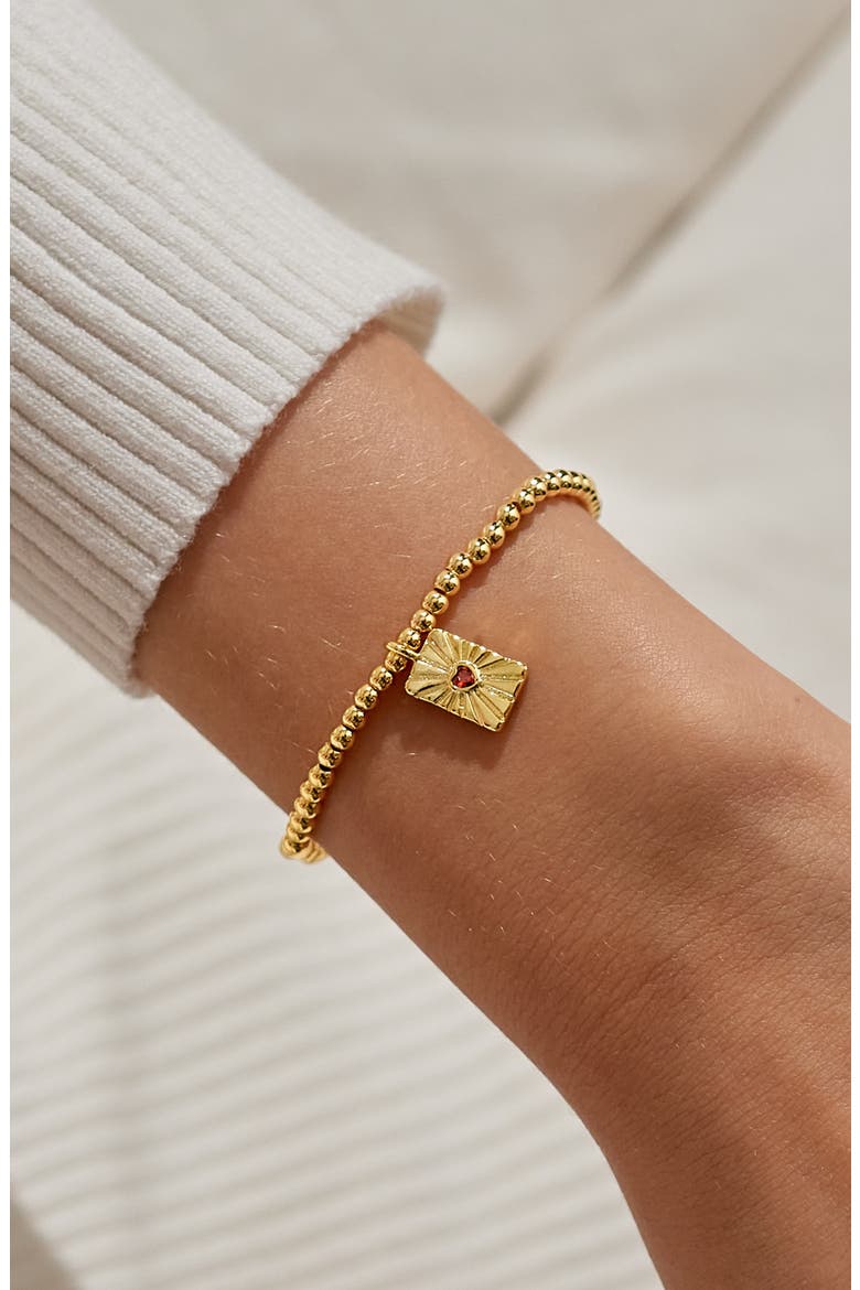 A Little 'Everything Happens For A Reason' Bracelet In Gold-Tone Plating, Alternate, color, Metallic Gold