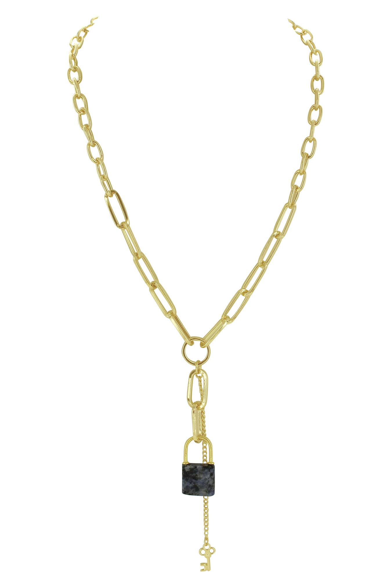 On Lock Pendant Necklace