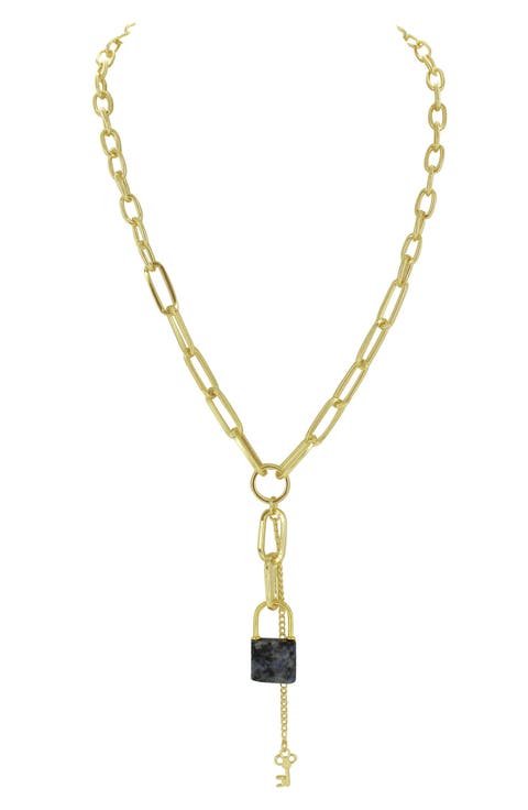 On Lock Pendant Necklace
