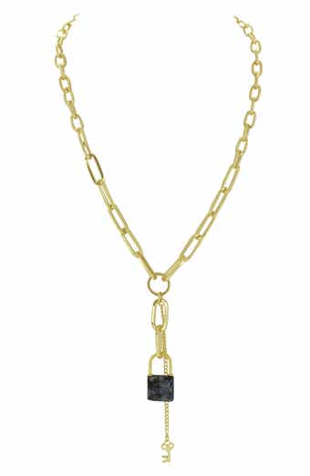 On Lock Pendant Necklace