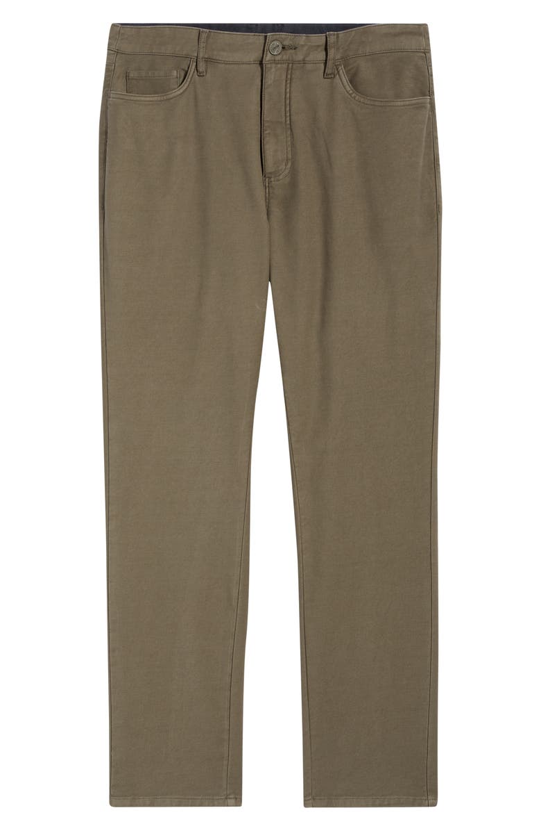 Johnston & Murphy XC Flex<sup>®</sup> Stretch Straight Leg 5-Pocket Pants, Alternate, color, Olive